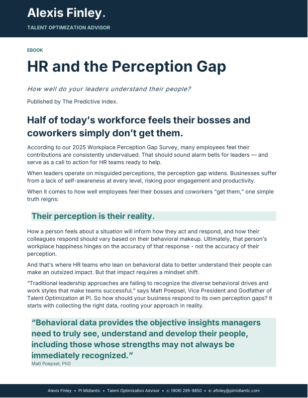 Cover preview: HR and the Perception Gap (2025)