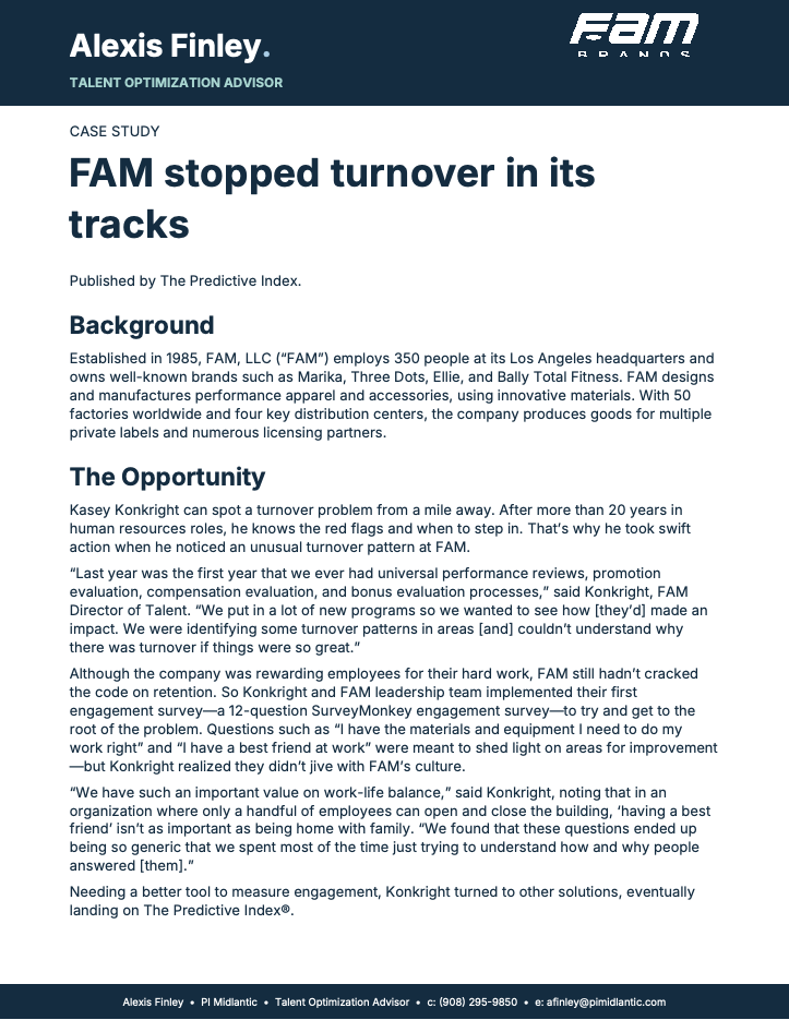 FAM case study cover