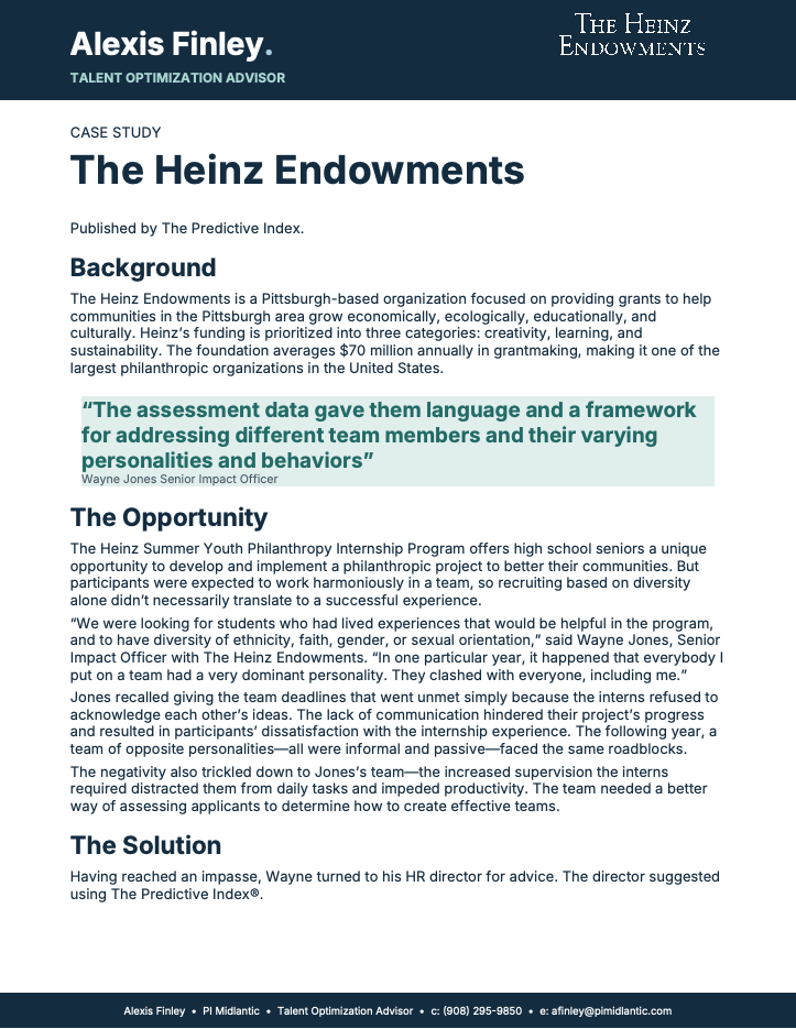 The Heinz Endowments case study cover