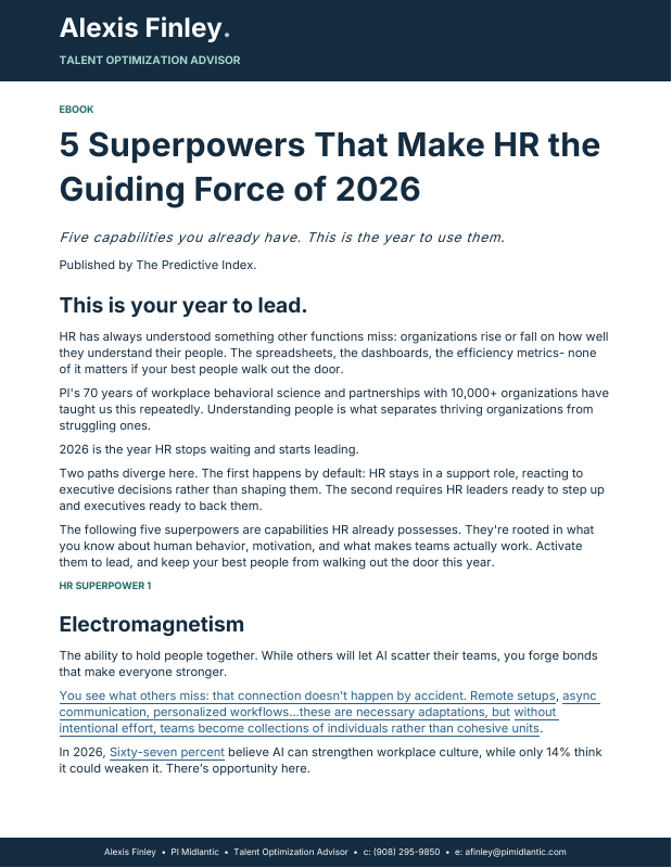 Cover preview: 5 Superpowers That Make HR the Guiding Force of 2026