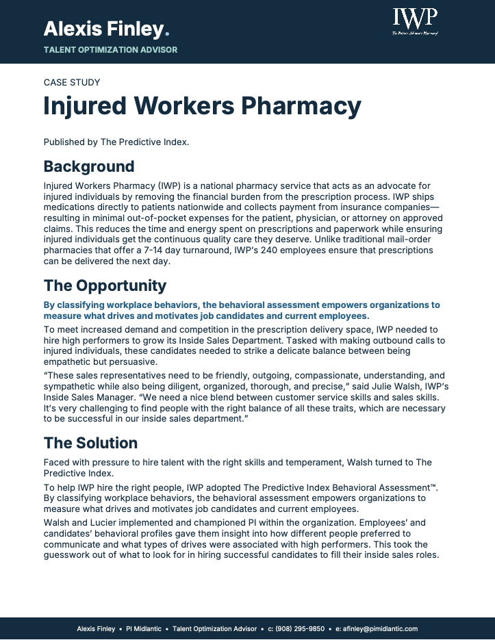 Injured Workers Pharmacy case study cover